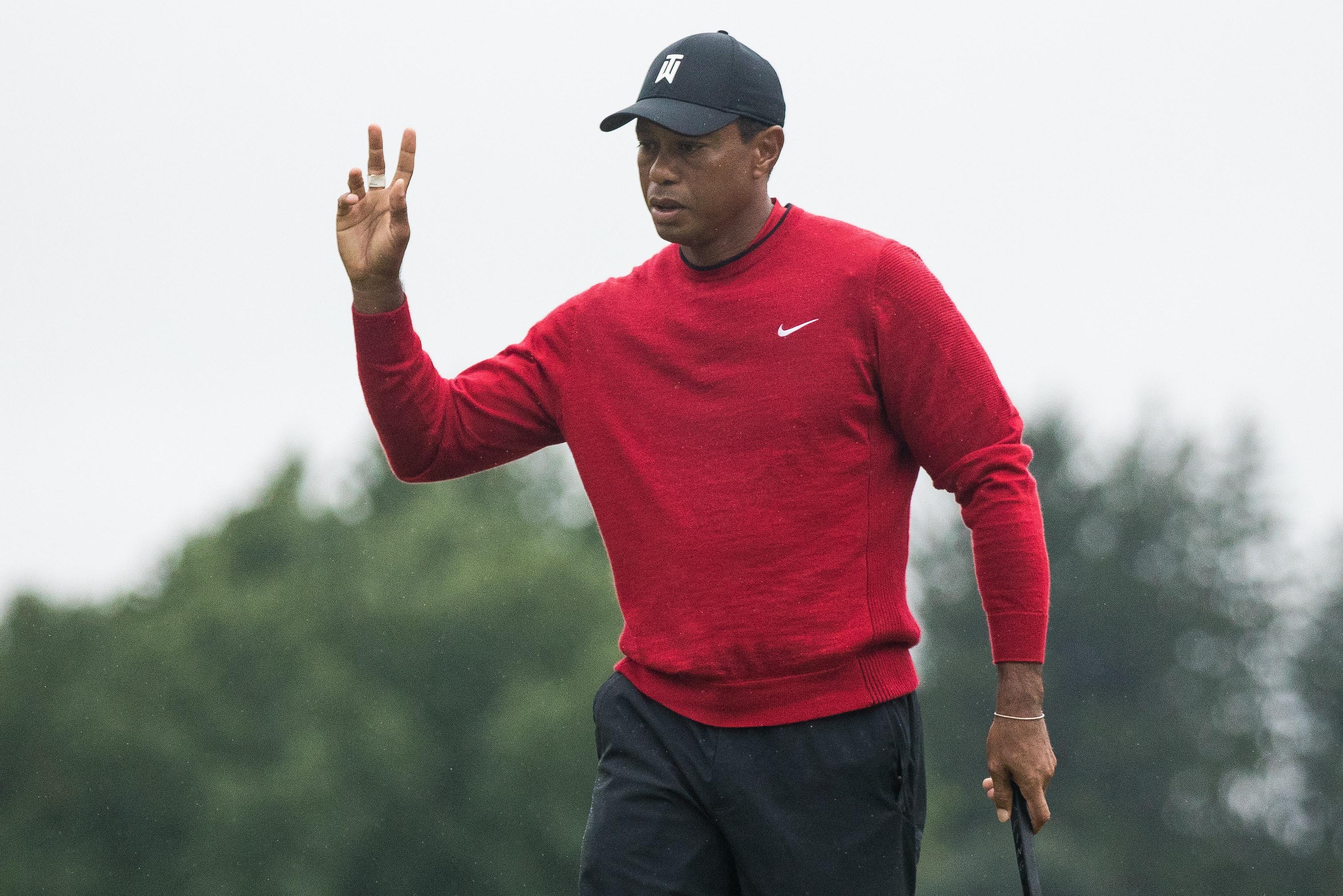 Tiger Woods had undergone surgery to repair cartilage in his left knee. 