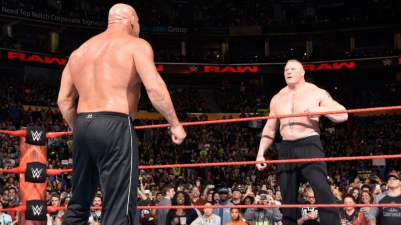 Bill Goldberg vs Brock Lesnar