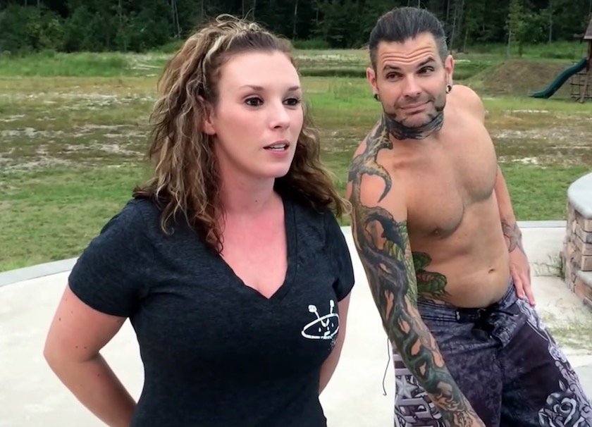 What does WWE Star Jeff Hardys back tattoo mean