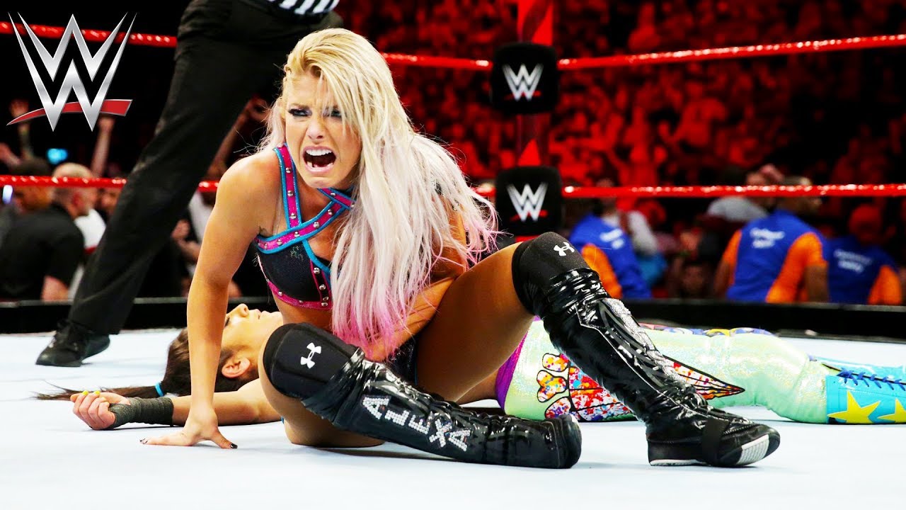Alexa Bliss in the ring.
