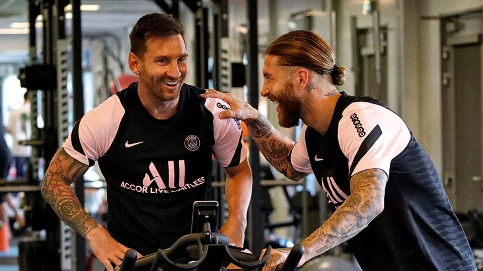Messi and Ramos PSG