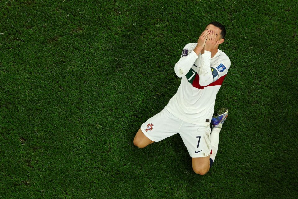 Ronaldo after Portugal World Cu[p exit