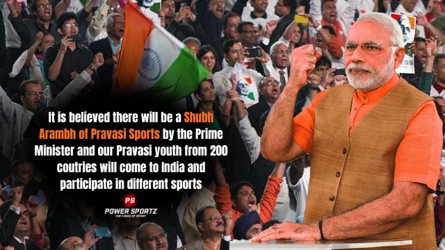 Shubh Arambh of Pravasi Sports PM Modi
